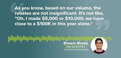 Bheem Bhatia Quartzy audio testimonial