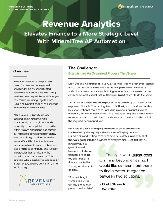 revenue Analytics Case Study