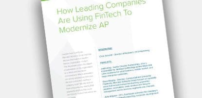 How leading companies are using fintech to modernize AP