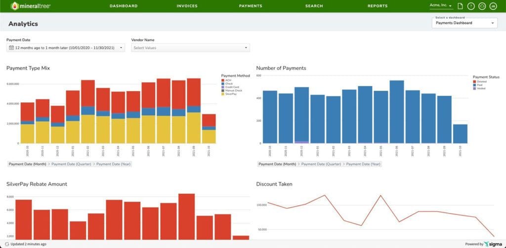 AP Analytics Payment Report