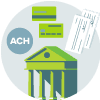 Payment types: ACH, cards, checks